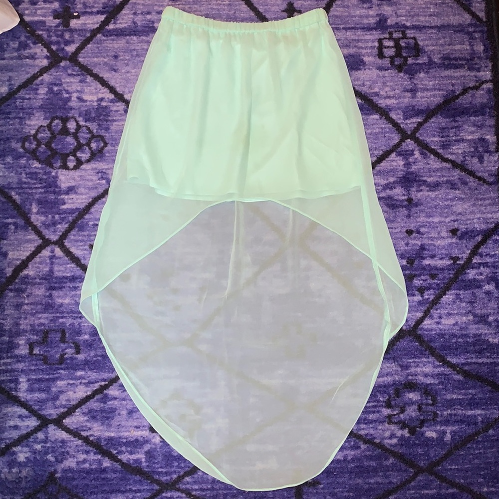 Zara high low skirt